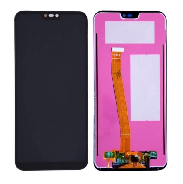 Huawei P20 lite LCD with Touch Screen - Black (display glass combo folder)