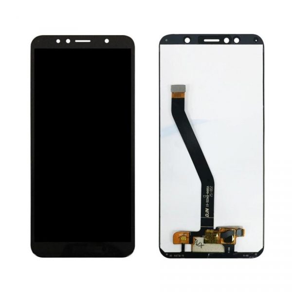 Huawei Y6 Prime 2018 LCD with Touch Screen - Black (display glass combo folder)