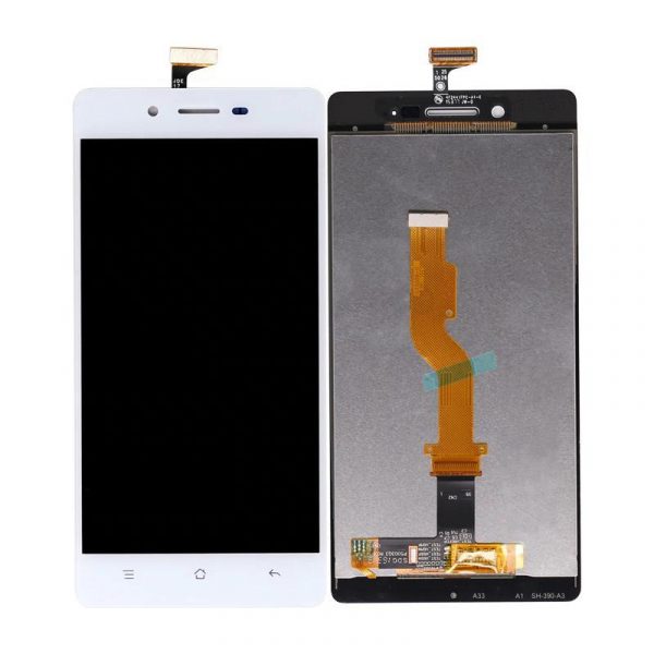 Oppo Mirror 5s LCD with Touch Screen - White (display glass combo folder)