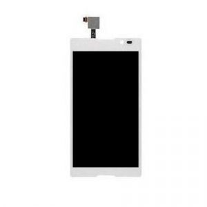 lcd with touch screen for sony xperia c hspa plus c2305 white by maxbhi.com 72132