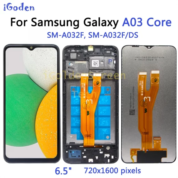 6 5 For SAMSUNG Galaxy A03 Core LCD Display Panel Glass Touch Screen Digitizer Assembly For.jpg Q90.jpg