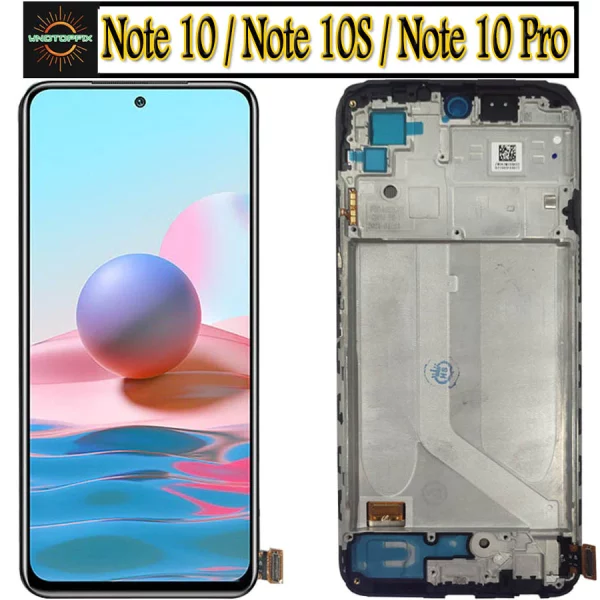 AMOLED for Xiaomi Redmi Note 10 Pro LCD With Touch Screen Digitizer For Redmi Note10 Note