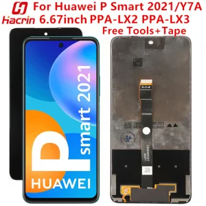 For-Huawei-P-Smart-2021-PPA-LX2-Lcd-Screen-Tested-LCD-Display-Touch-Screen-With-Frame