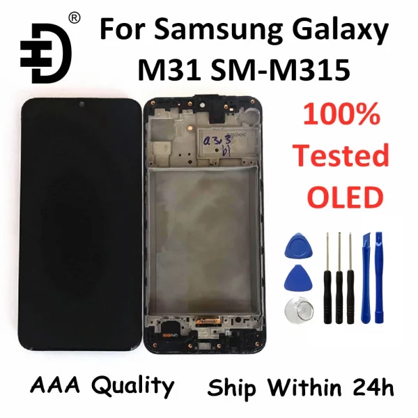 OLED LCD For Samsung Galaxy M31 M315 LCD Screen Display Touch Panel Digitizer Display For Samsung.jpg Q90.jpg