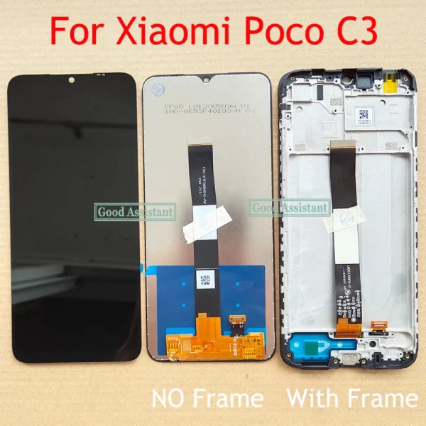 Original Black 6 53 inch For Xiaomi Pocophone Poco C3 M2006C3MI LCD Display Touch Screen Digitizer.jpg Q90.jpg