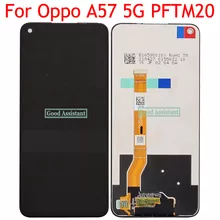 Original NEW Black 6 56 inch For Oppo A57 5G PFTM20 Full LCD Display Touch