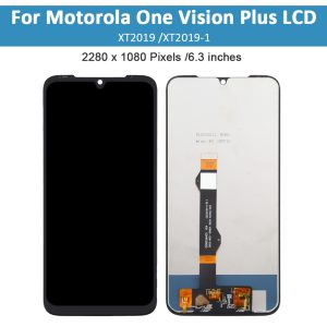 6 3 Original lcd for Motorola Moto One Vision Plus LCD Display Touch Screen Digitizer Replacement