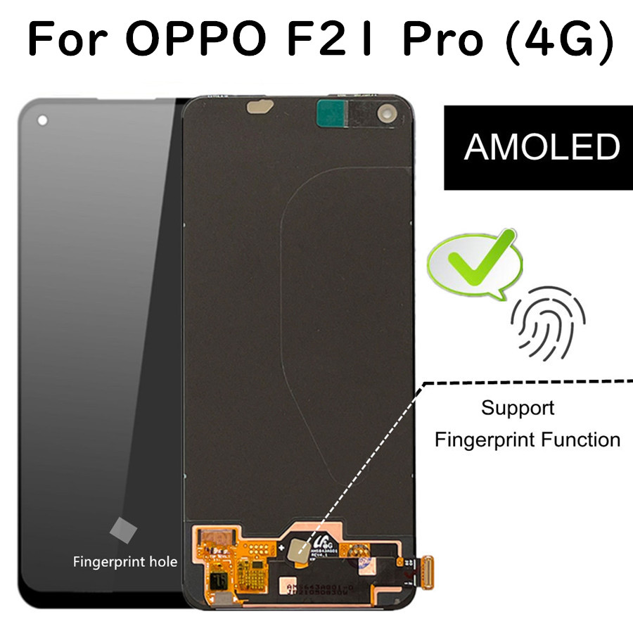 6-4-AMOLED-For-OPPO-F21-Pro-4G-CPH2363-LCD-Display-Touch-Screen-Assembly-Replacement-Accessory