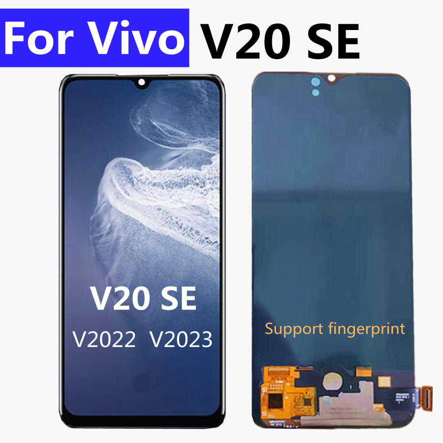 AMOLED For Vivo V20 SE LCD V2022 V2023 Display Touch Screen Digitizer Assembly Replacements for vivo V20SE v20 se lcd
