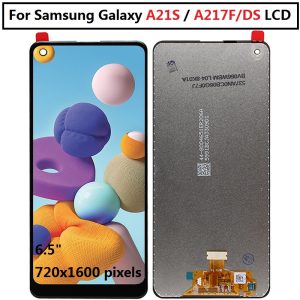 6 5 Original LCD For Samsung Galaxy A21s A217 LCD with frame Touch Screen Digitizer LCD