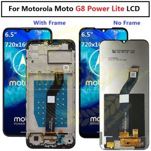 original for Motorola Moto G8 Power Lite lcd XT2055-2 display touch screen digitizer for Moto G8 Power Lite lcd with frame