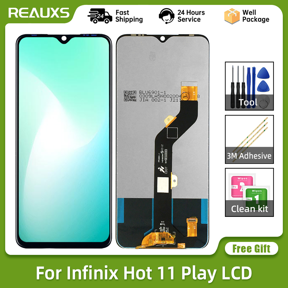6-82-Original-For-Infinix-Hot-11-Play-LCD-Display-Touch-Screen-Digitizer-Assembly-for-Hot11