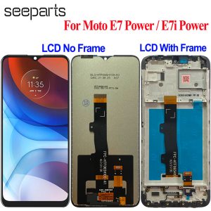 For Motorola Moto E7 Power Lcd With Frame Display Touch Screen Digitizer For Moto E7 Power Lcd For Moto E7i Power Display