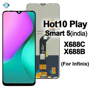New 6.82inch LCD For infinix Hot 10 Play X688 X688B X688C LCD Display Touch Screen Complete For Infinix x688 Mobile Phone Screen