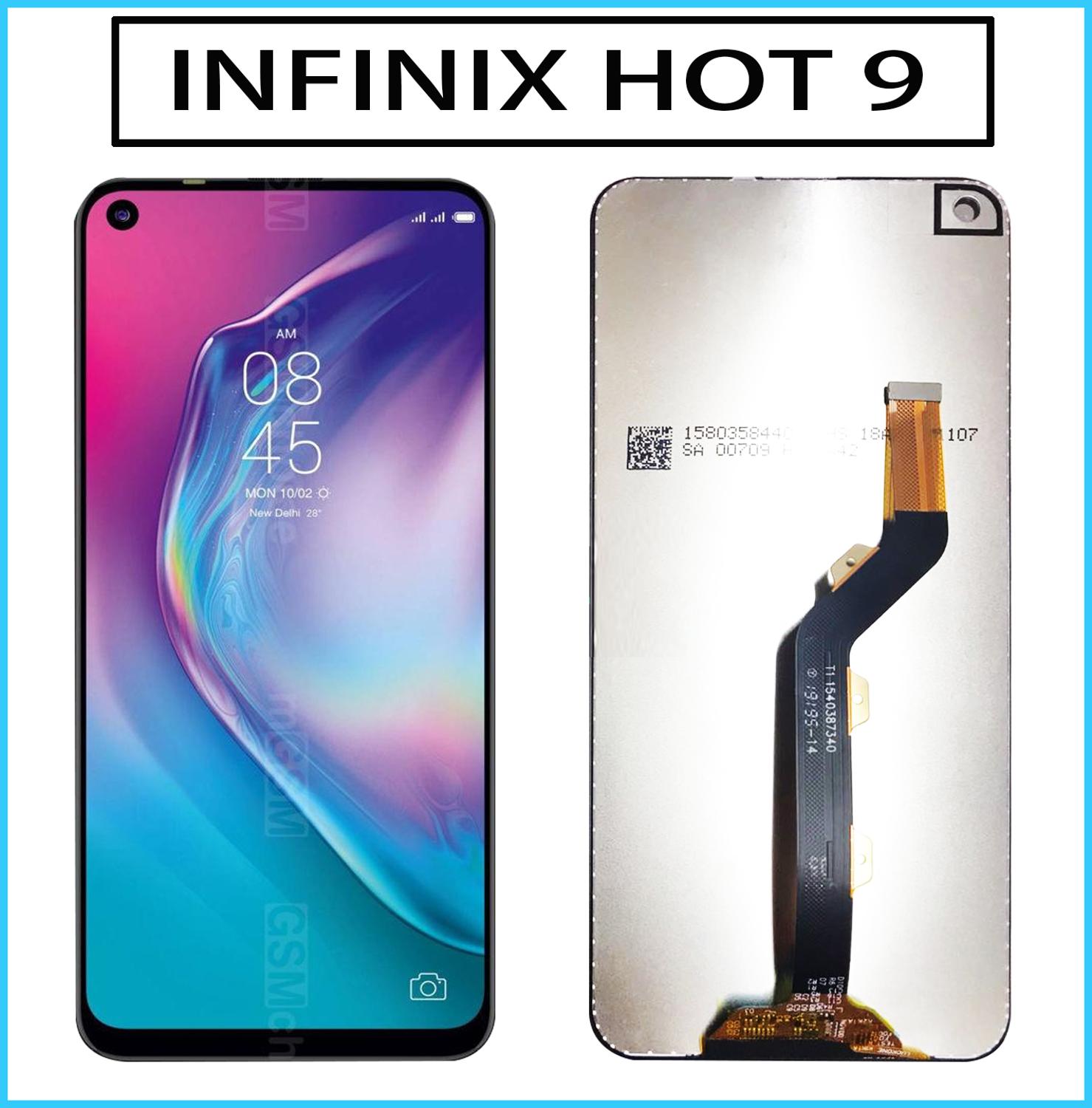For Infinix Hot 9 Play X680 LCD Display Screen Assembly Full Complete Glass Digitizer Replacement