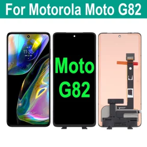 AMOLED Original 6.6inch For Motorola Moto G82 LCD Display Touch Screen Digitizer Assembly For MotoG82 XT2225-1 LCD