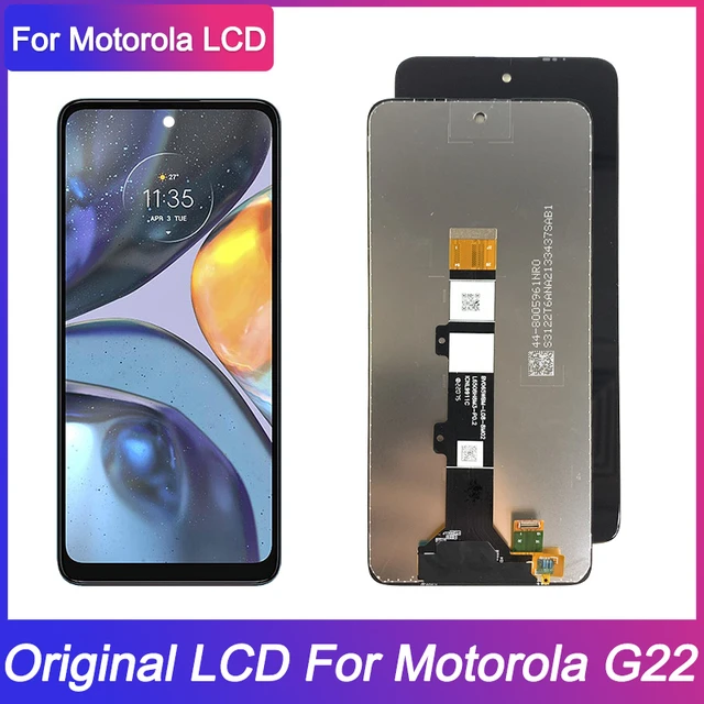 For Motorola Moto G22 LCD Display Original Touch Screen Sensor Digiziter Assembly Replace Replacement For Moto G22 Screen