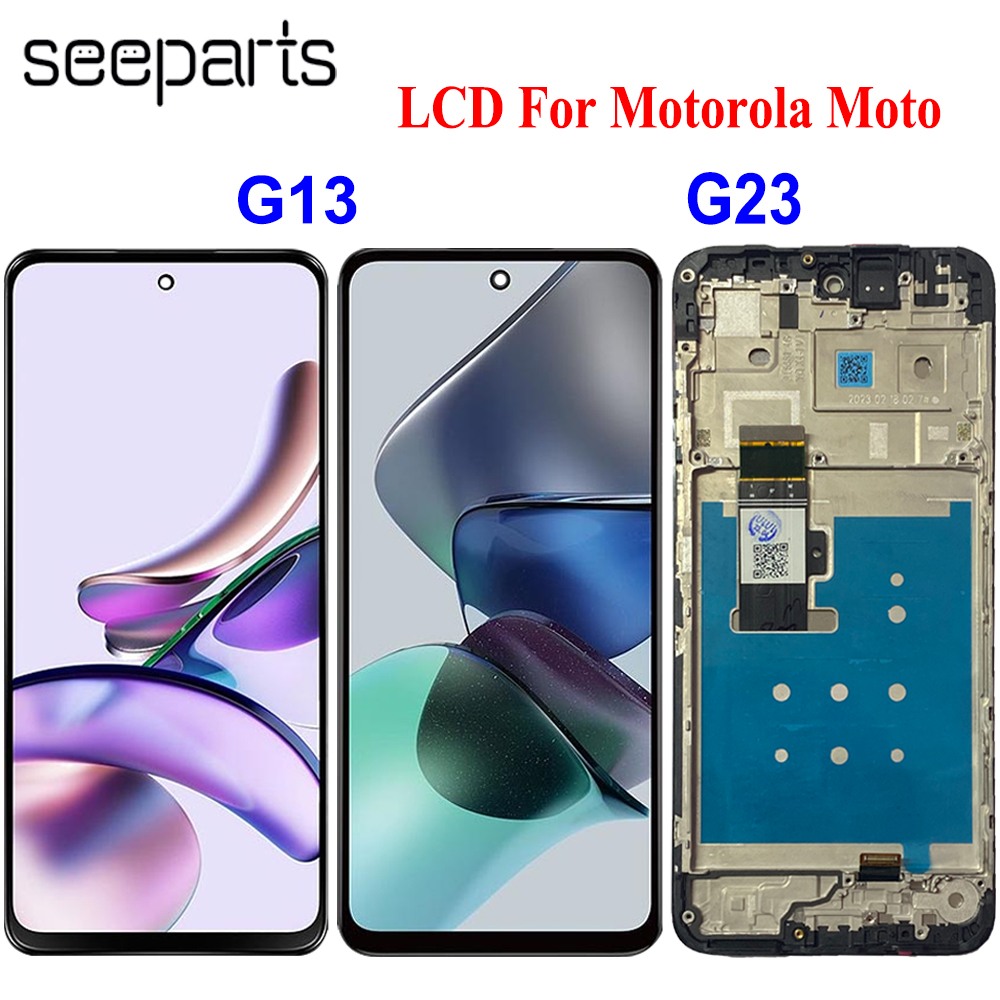 Tested-Well-For-Motorola-Moto-G13-LCD-Display-Touch-Screen-Digitizer-Assembly-For-Moto-G23-Display