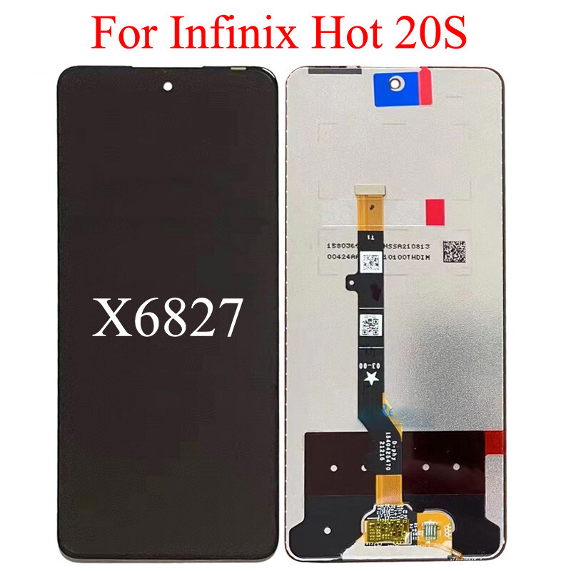 Original IPS LCD Screen For Infinix Hot 20S X6827 LCD Display Touch Screen Digitizer Assembly Replacement for Infinix Hot 20s