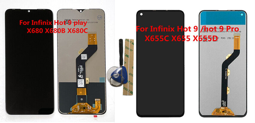 Full LCD for Infinix Hot 9 Pro X655 LCD Screen and Touch Assembly Hot 9 Complete LCD Display Phone Repair Replacement Parts
