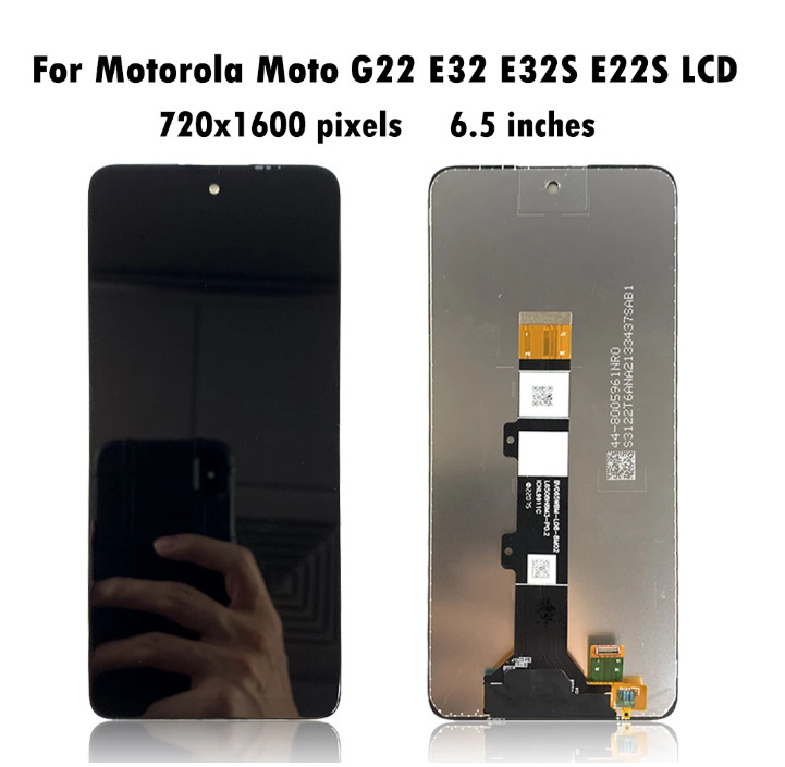 100% Tested Original For Motorola Moto E22 LCD Display Touch Screen Digitizer Assembly For Moto E22i LCD Repair Parts