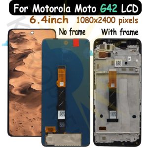 Original 6.4inch For Motorola Moto G42 XT2233-2 MotoG42 LCD Display Touch Screen Digitizer Assembly Repair Parts