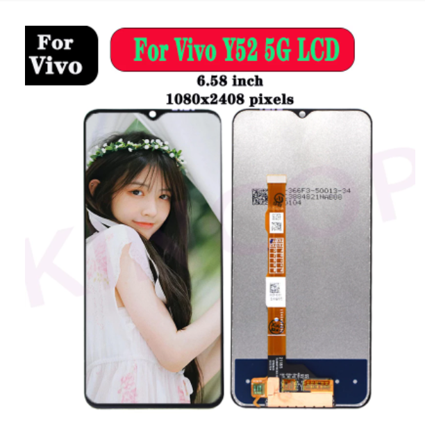 For VIVO Y52 5G V2053 LCD Display Touch Screen Digitizer Assembly Repair Parts