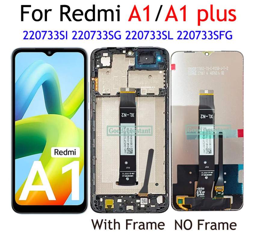 For Xiaomi Redmi A1, Redmi A2 Plus LCD Display Touch Screen Digitizer Assembly For Xiaomi Redmi A1+ LCD For Redmi A2+ LCD Screen